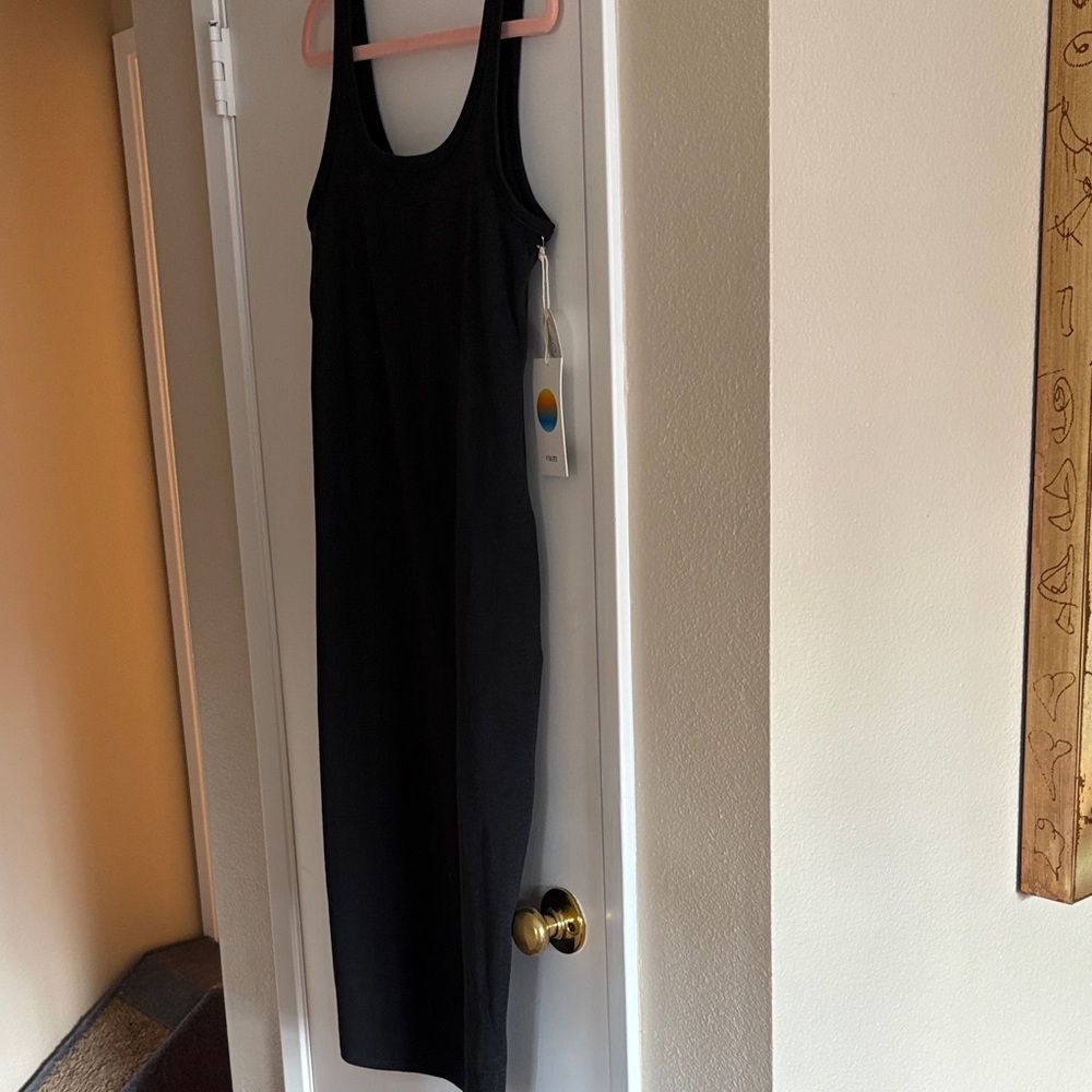 Vuori black Halo Maxi Dress